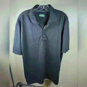 Ben Hogan Polo Adult 2XL XXL Black Performance Golf Shirt - 30% Recycle  Poly